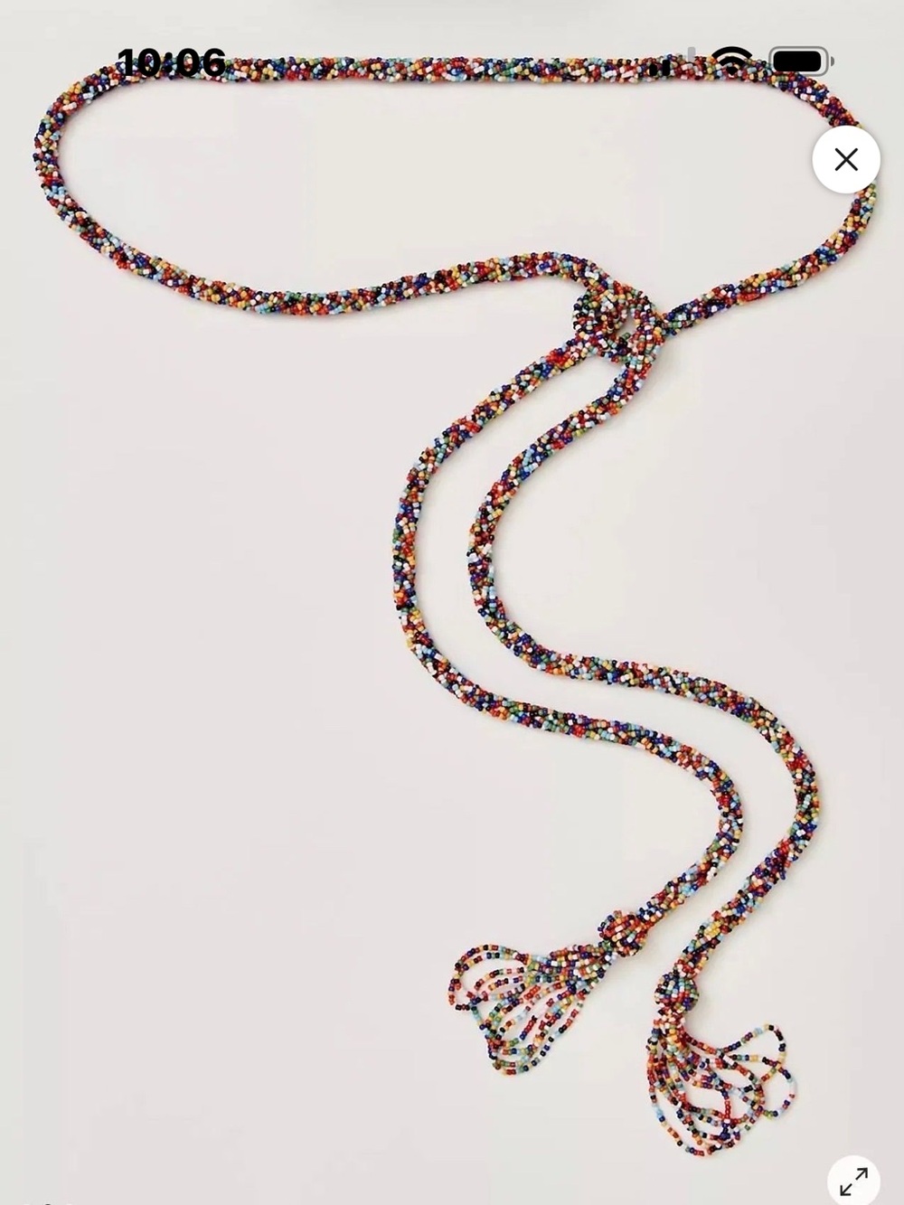 Free People Kaleidoscope Whirl Beaded Wrap Belt!!! NWT!!!